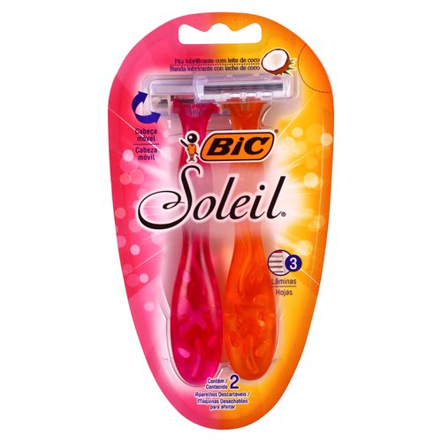 Rasuradora Bic Soleil  Verde Blister 2U