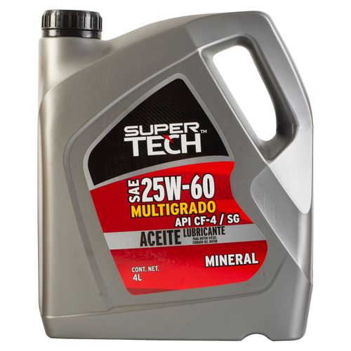 Aceite Super Tech Mineral 4 L