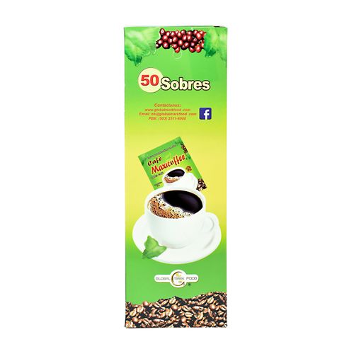 Café Maxi Coffee Display 50 Sobres - 2 g