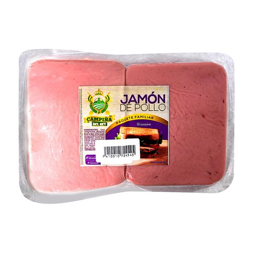 Jamón La Campiña, de Pollo Tamaño Familiar -800g