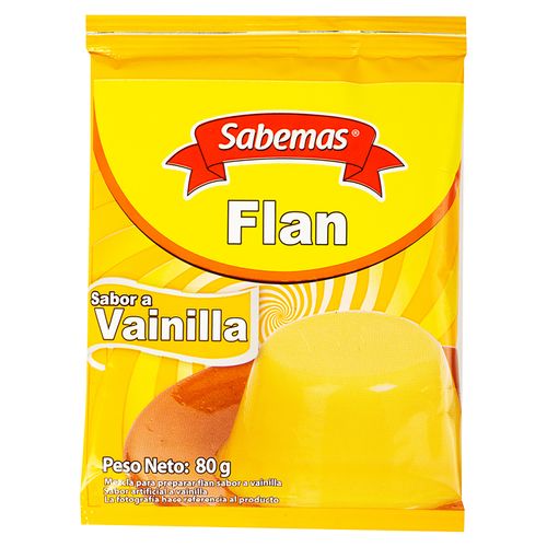 Flan De Vainilla Sabemas Bolsa - 80 g