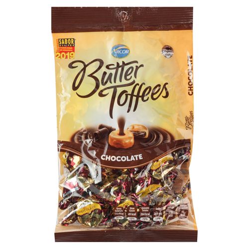 Dulces Arcor Butter Toffee Chocolate126 g