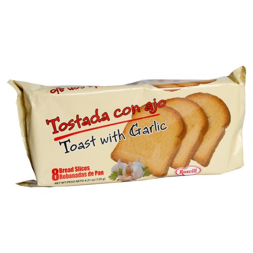 Pan Rosvill Tostado Con Ajo - 140 g