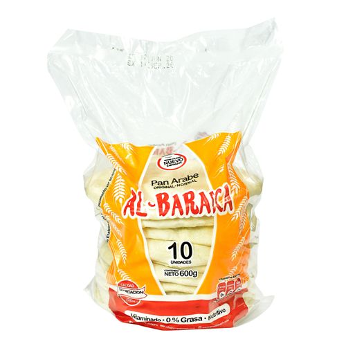 Pan Joseph Al Baraka 10 Unidades - 600 g