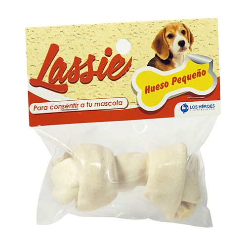 Hueso Pequeño Lassie Para Perro -  1Uds