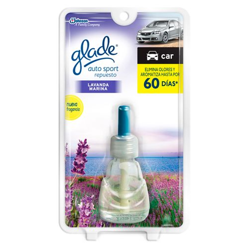 Auto Sport Repuesto Glade Lavanda Marina - 7 ml