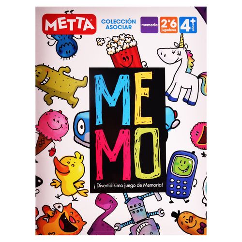 Juego De Memoria 40 Parejas Metta