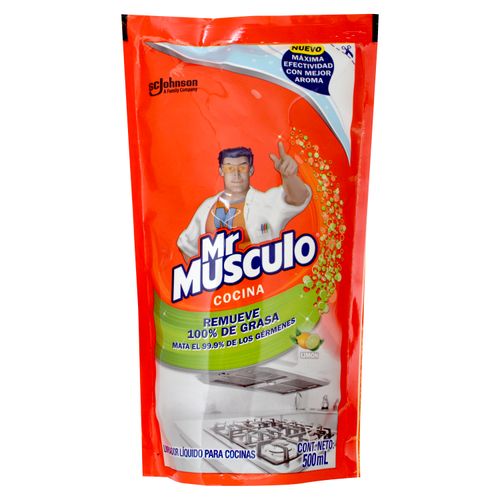 Desengrasante Mr Musculo Aroma Limón Doypack - 500 ml