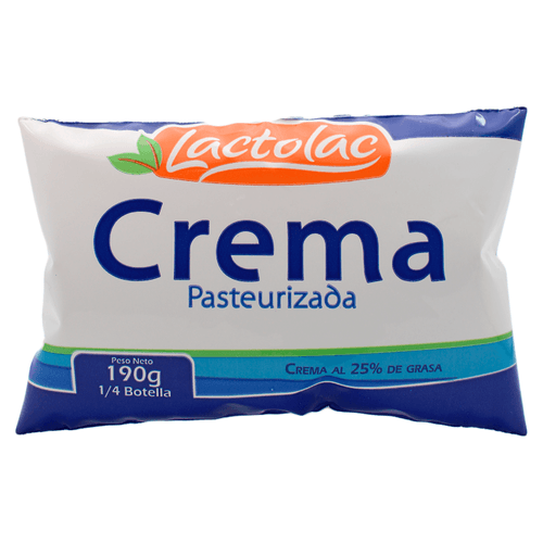 Crema Lactosa 1/4 Botella - 188 g