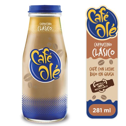 Bebida Café Olé Frío Clasíco Capuccino 281 ml