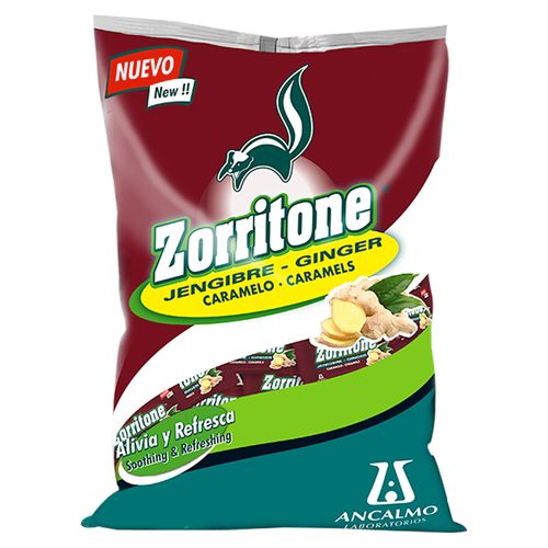 Caramelo Zorritone Con Jengibre - 15 Unidades