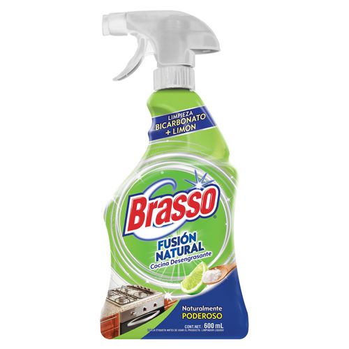 Desengrasante Brasso Cocina  Bicarbonato Y Limón -  600 ml