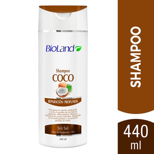 Shampoo Bioland Coco Reparación Profunda- 440 ml