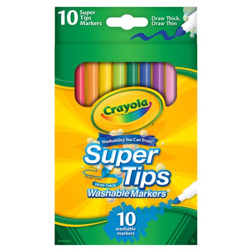 Marcador Crayola Super Tip -10 Unidades