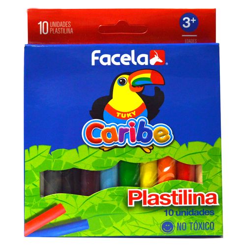 Plasticina Facela Magicos -10 Unidades