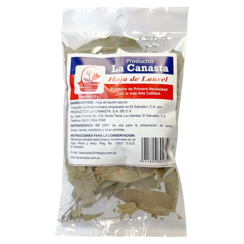 Hoja De Laurel La Canasta Bolsa 12 g