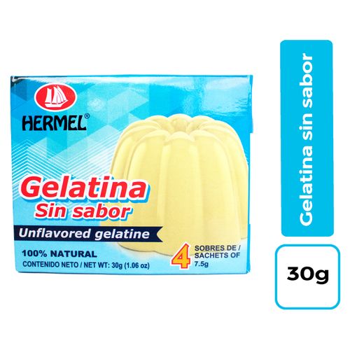 Gelatina Hermel Simple - 30 g