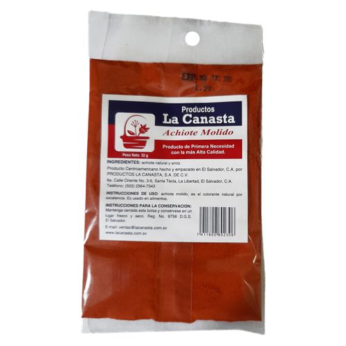 Achiote La Canasta Molido 32 g