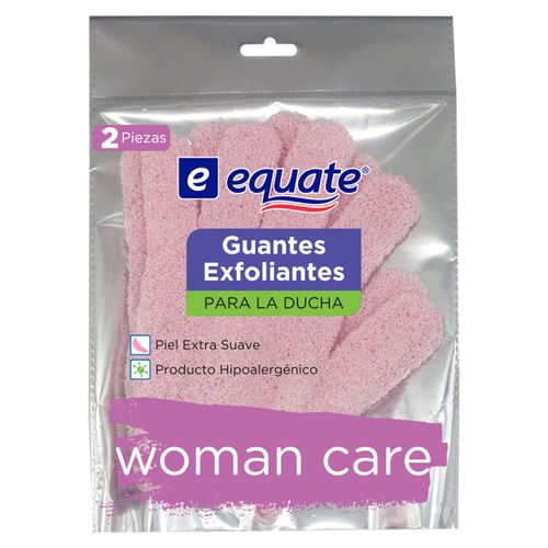 Equate Guantes Exfoliantes Par