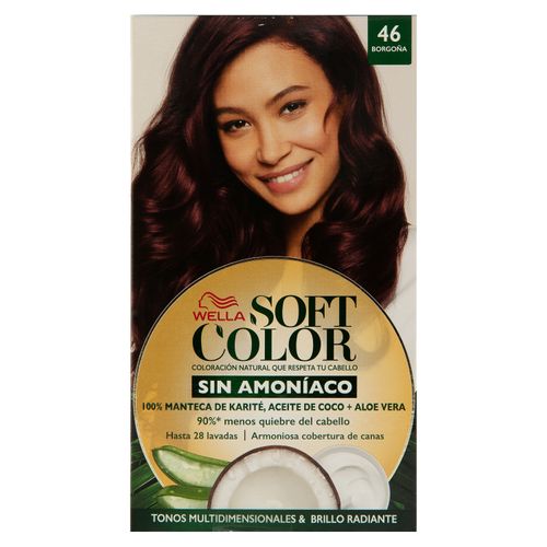 Tinte Soft Color Kit Borgona N 46 - 1 Unidad