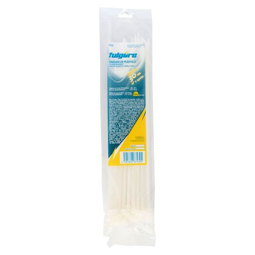 Cincho Plstico Fulgore Blanco 30 cm 50 Pz
