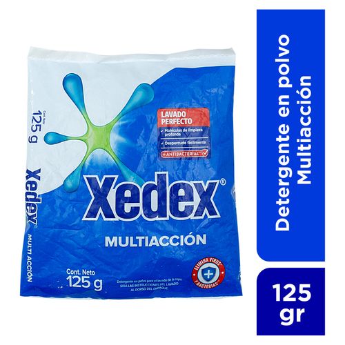 Detergente Xedex Multi acción Regular - 125 g