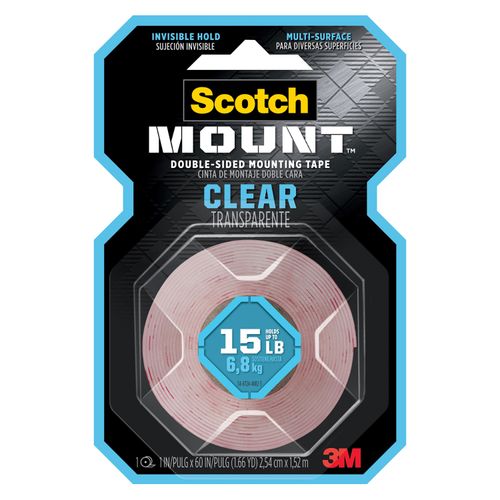 Scotch Cinta Montaje Transp 1X60 Pul 1U