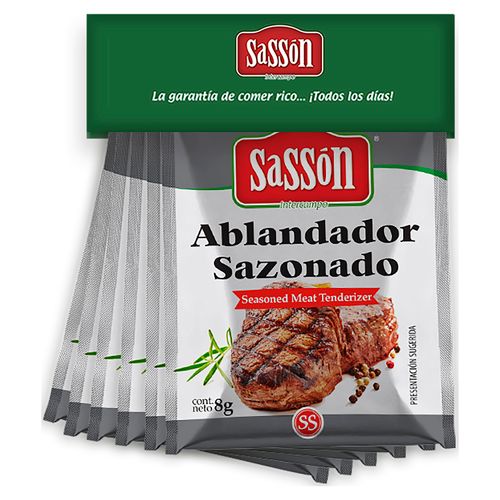Ablandador Sasson Sobre 6 Pack - 48 g