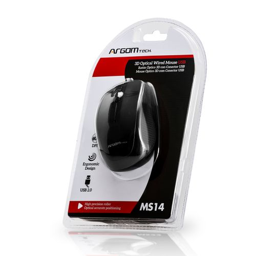 Mouse Optico Usb Argom Negro