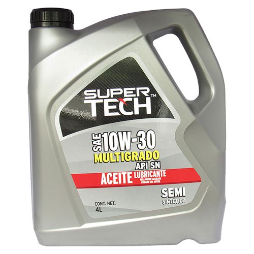 Aceite Super Tech Semi Sintetico 4 L