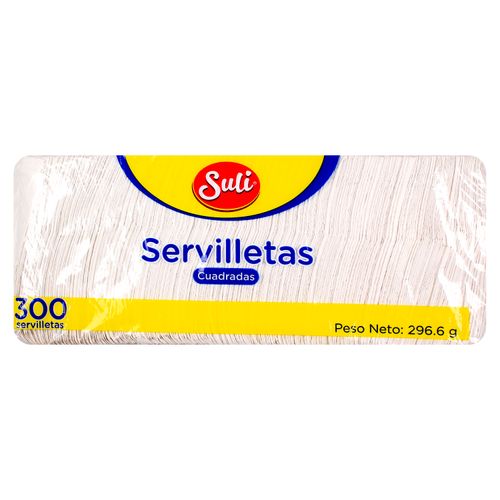 Servilleta Cuadrada Suli 300 Unidades