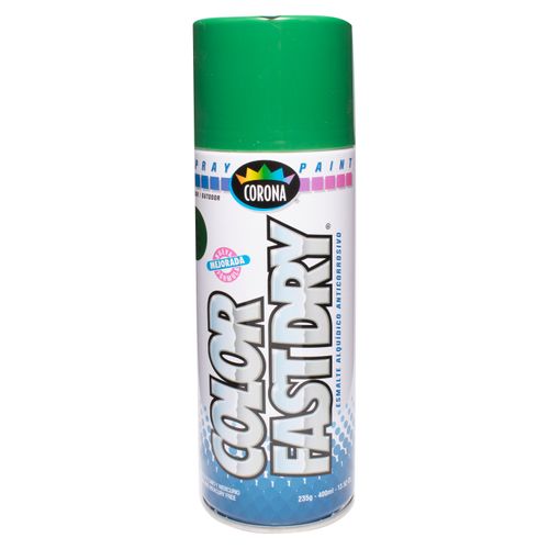 Pintura En Spray Corona Arte De Secado Rapido Fast Dry Fresh Color Verde Fresco - 400 ml