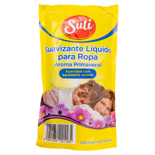 Suavizante Suli aroma primaveral bolsa -450 ml