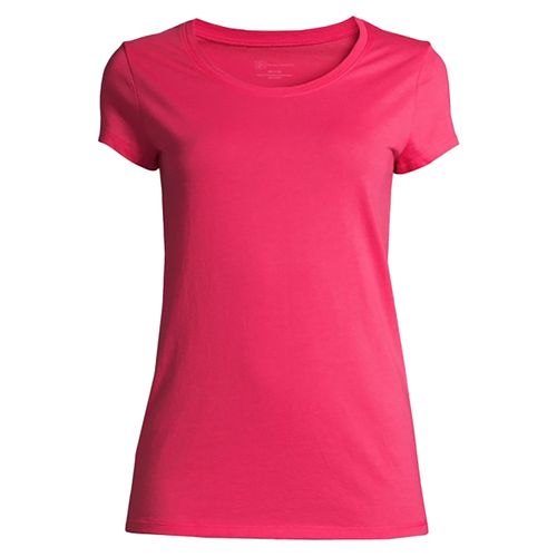 T shirt NOBO manga corta para dama, talla : XS Fucsia