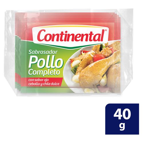 4 Pack Continental Sabros Pollo - 10 g