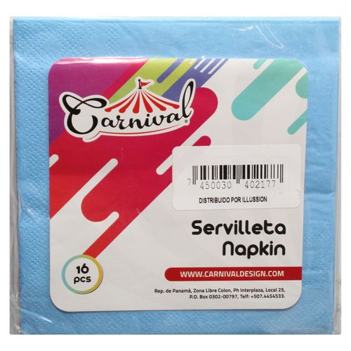 Servilleta Azul 16U