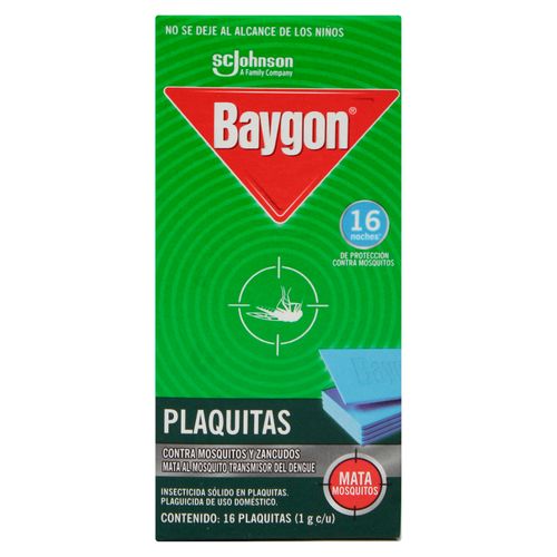 Plaquitas Repuesto Baygon 16U