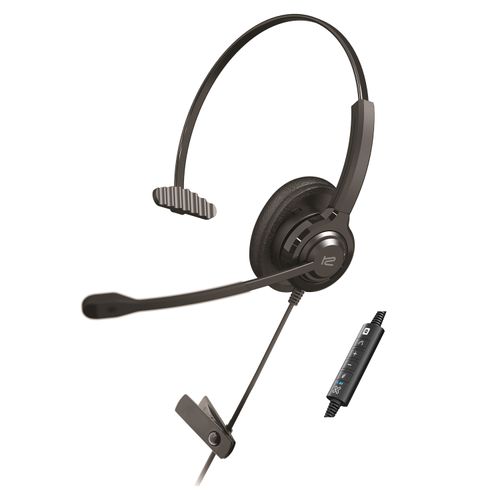 Headset Klip Con Microf Usb Mono Kch901