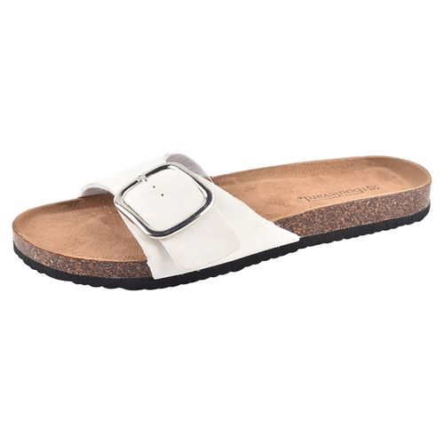 Sandalia Casual Boulevard Para Dama Medium Blanco - Size 37