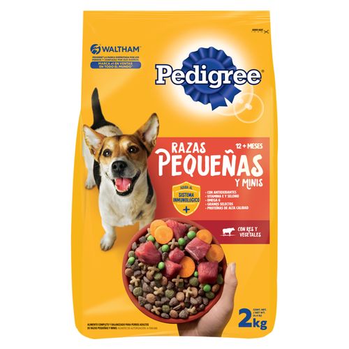 Alimento Seco Para Perros De Razas Pequeñas Pedigree Res y Vegetales - 2 kg