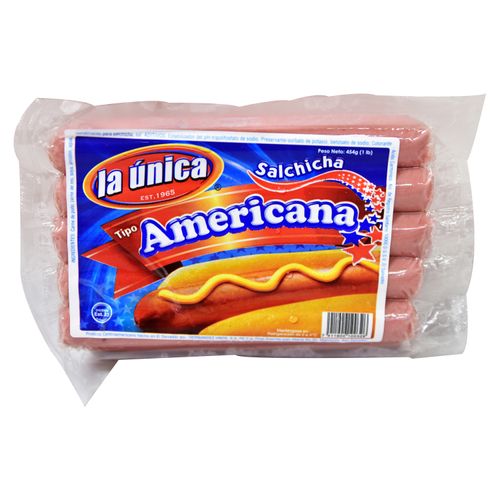 Salchicha La Única Americana - 454 g