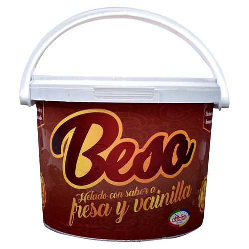 Helado Rio Soto Beso Fresa Vain?1543 g