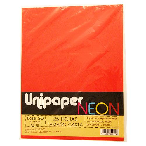 Papel Up Neon-25 Unidades