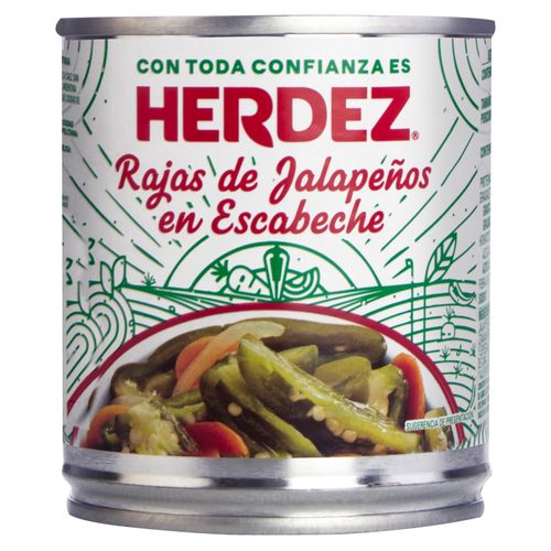 Jalapeño Herdez Chile Rajas Escabeche - 360 g