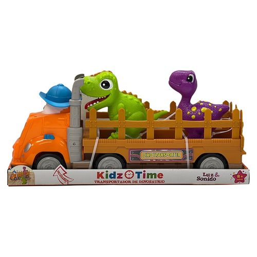 Set Kidz Time Transportador De Dinosaurios