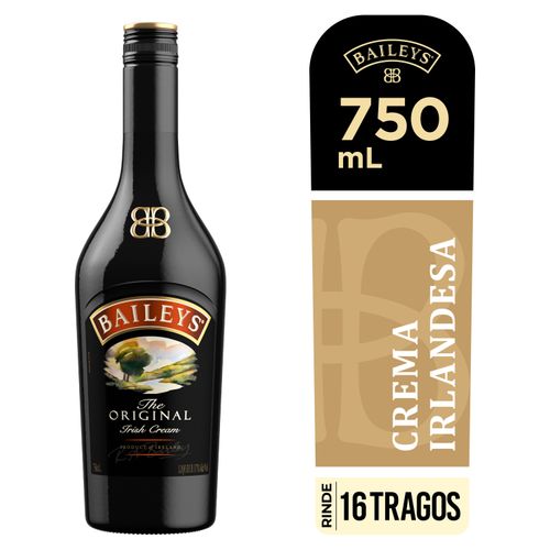 Licor Baileys Original Irish Cream -750ml