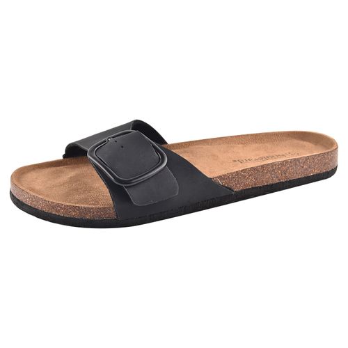 Sandalia Casual Boulevard Para Dama Large Negro - Size 38 - 39