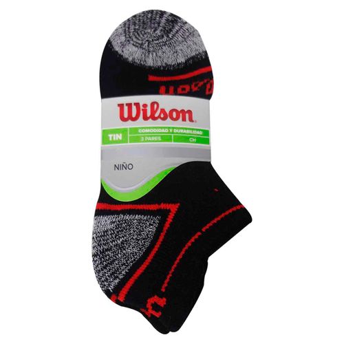 Pack 3 Medias Tin Wilson Niño Multicolor Ch Afelpado B7001