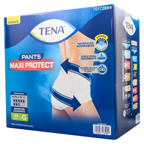 Pants Maxima Protección Tena Talla G - 40 unidades