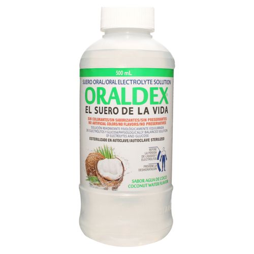 Suero Oral Oraldex Sabor A Coco - 500 ml